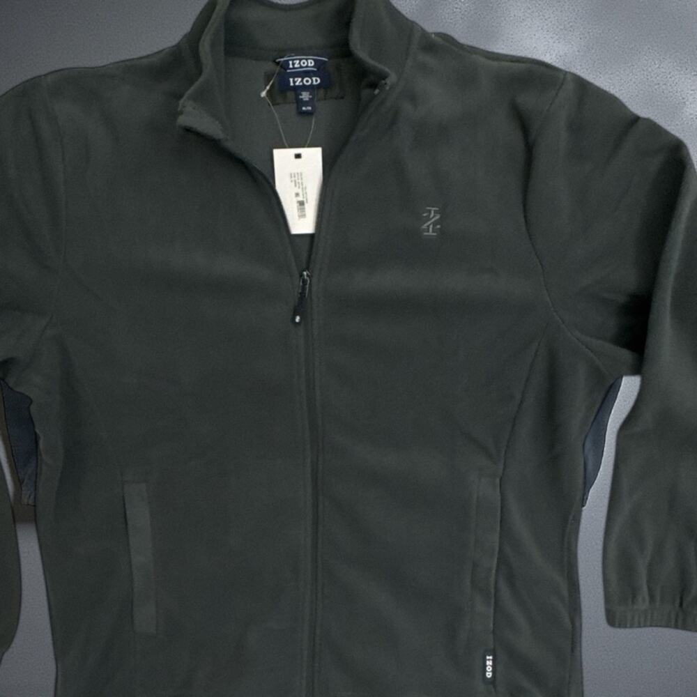Izod Men's Full Zip Fleece - Size: XL - Color: Iron Gate